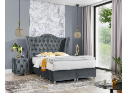 Designer Suite Bedroom Set Luxury Bed 2x Bedside table Wood Complete new