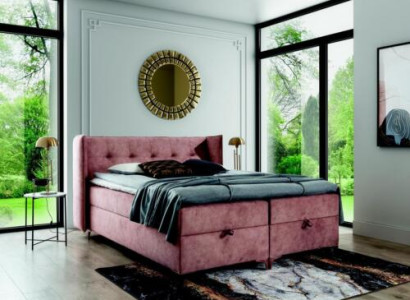 Bedroom Furniture Box Spring Bed 160x200cm Modern Design Furnishings