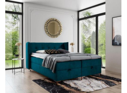 Bedroom Modern Upholstered bed Design Luxury Bed Double Beds Wood Furnishings
