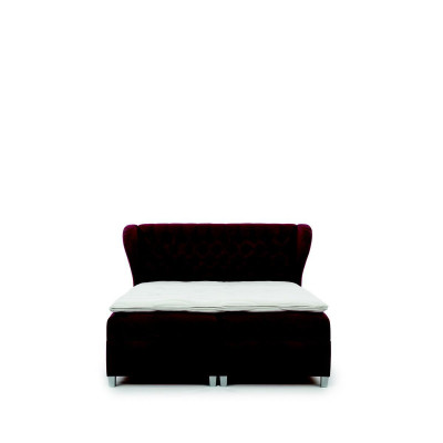 Luxury box spring bed double beds wood furnishings upholstered bed modern design