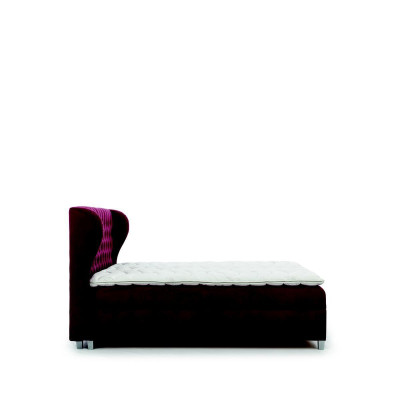 Luxury box spring bed double beds wood furnishings upholstered bed modern design