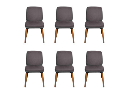 Design 6x Chairs Set Armchair Chair Group Gastronomy new Dining room Kitchen Groups