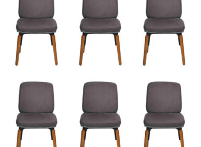 Design 6x Chairs Set Armchair Chair Group Gastronomy new Dining room Kitchen Groups