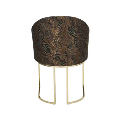 Modern Dining room Chairs Living room luxurious Multicolored 6x Chairs Metal new