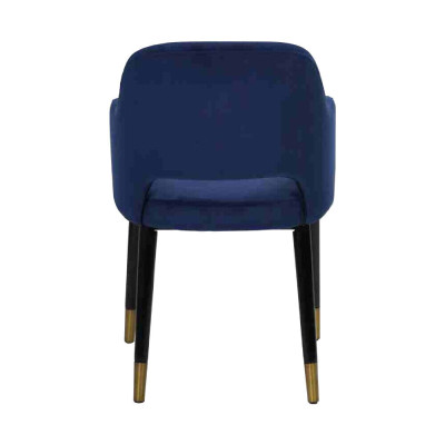 Luxury 6x Chairs Blue kitchen furniture designer modern dining room chair wooden furniture