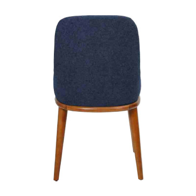 Luxury Dining room Blue 6x Chairs Wood Furniture Chairs Stylish Design Furnishings