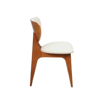 Modern White 6x Chairs Wooden Chair Single Seater Chair without Armrests new