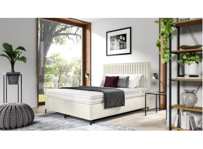 Designer Bed Double bed Luxury Bedroom Upholstered bed 160x200cm Modern Style