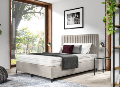 Double bed Designer Bedroom Luxury Box Spring Bed Modern Style Furnishings