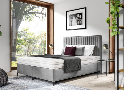 Furnishings Bed Textile Luxury Design Box Spring Bed Bedroom Wood Double