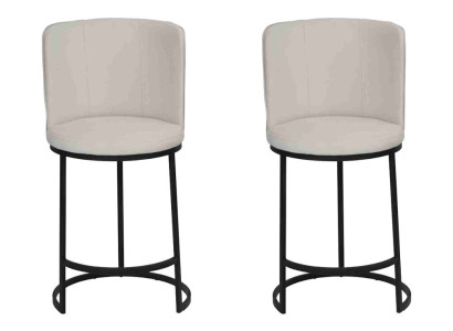 Dining room Bar Stool Design 2x Bar Chairs Upholstery Chair Modern Furnishings