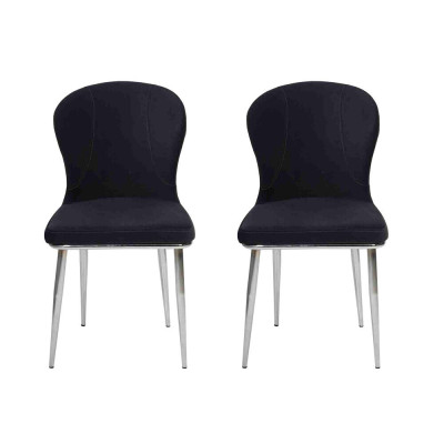 Furniture Black Chairs Dining room chair Chair Design Upholstery Luxury Furnishings new