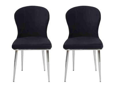 Furniture Black Chairs Dining room chair Chair Design Upholstery Luxury Furnishings new