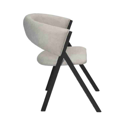 Dining room Luxury Designer Style Modern 2x Chairs Upholstered Seat Furnishings new