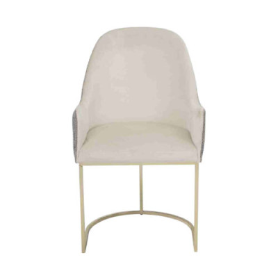 White upholstered chair Dining room chair Kitchen chairs Designer seating furniture new