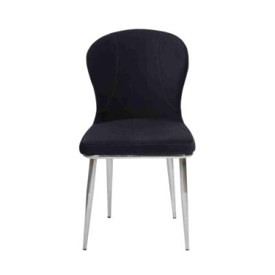 Black Stainless Steel Chair Designer Kitchen Furniture Luxury Upholstery Recliner Chairs