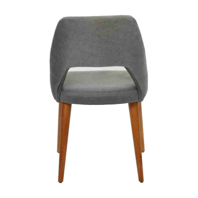 exclusive Gray-Brown Dining chairs Luxurious wooden chairs Upholstery Furniture