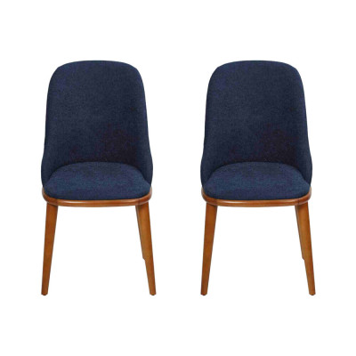 Stylish Blue e Dining room Chairs Designer Furnishing Chair Set Furniture