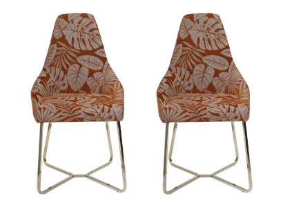 Dining room chair Kitchen chair 2x Chairs Recliner Luxury Multicolored Modern Dining room