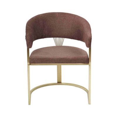 Modern Dining room Chair Designer Luxury stainless steel elements Textile new
