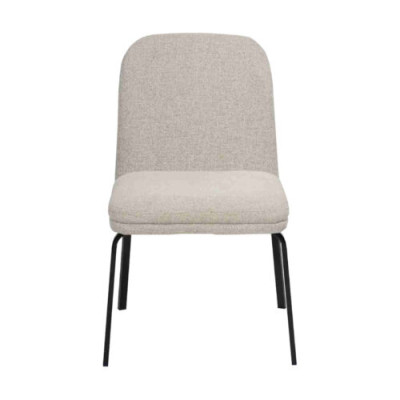 Modern white metal chair designer dining room furniture stylish single seater