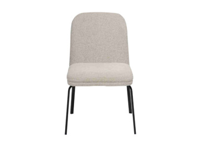 Modern white metal chair designer dining room furniture stylish single seater
