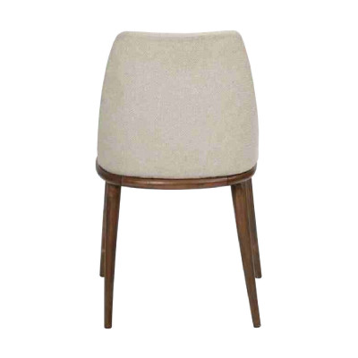 White upholstered chair Designer Kitchen chairs Designer Textile single seater new