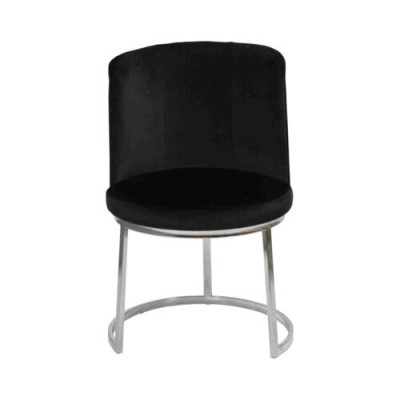 Black Designer Chair Stainless Steel Base Chair Modern Dining chairs new