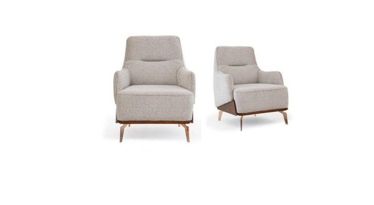 Sofa set three-seater armchair couch upholstered sofa fabric sofa beige 3-piece