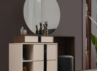 Dressing table cosmetic table dressing table dressing table beige mirror