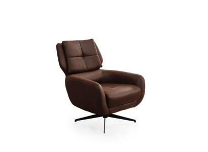 Living room Armchair Wing Chair Fabric Chair Fabric Brown Seater Single Seater