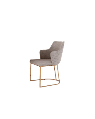 Chair Dining room chair Kitchen chair Luxury Beige Modern counter chair