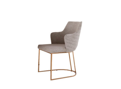Chair Dining room chair Kitchen chair Luxury Beige Modern counter chair