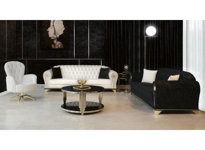 Luxury Chesterfield Sofa set 3+3+1 Couch Sofa Upholstery Furniture Sets