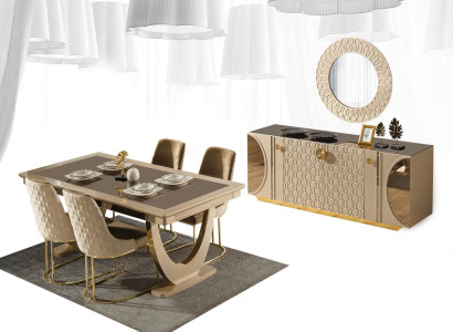 A wonderful set for a contemporary style dining room
