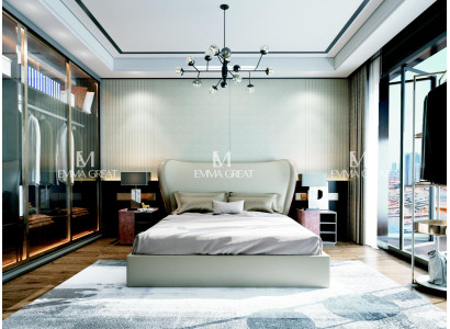 Bed Upholstery Design Luxury Double Beds Marriage Sleep Room Leather Hotel Bed