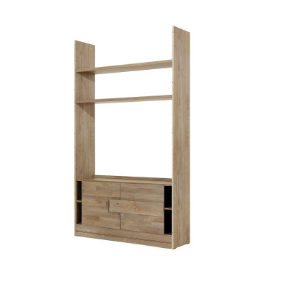 Wall unit cabinet system Living room Wardrobe Country house Chest of drawers TV