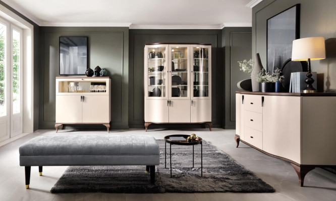 Classic Cabinets Display case Showcases Wood Elegant Luxury Glass Wardrobe Wood