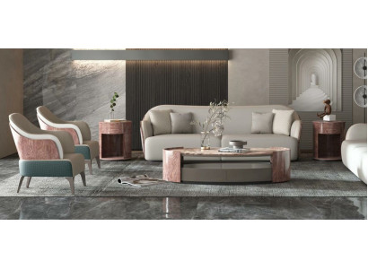Coffee table Luxury Design Couch Table Coffee Side Tables Living room Round Table