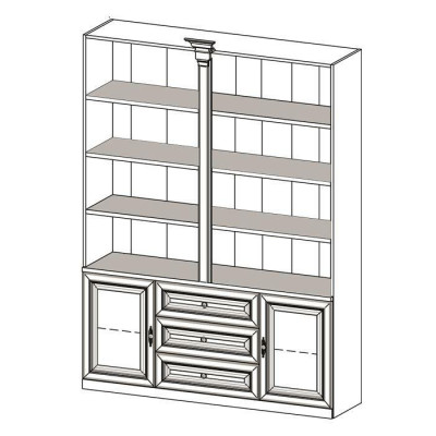 Classic Cabinets Wardrobe Wall Unit Display Case Display Cabinet Wood