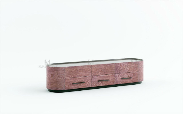 Designer TV cabinet tv chest of drawers sideboard side low board wardrobe living room luxury
