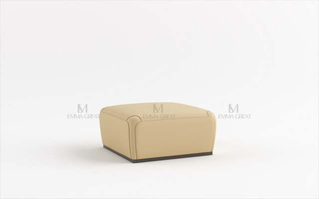 Stool Poufa Footstool Stool Upholstered Stool Stool Side Leather