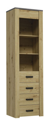 Dining room cabinet stand showcase shelf display case XL-W1D Wood Modern Wardrobe