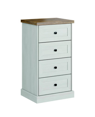 Country House Style Furniture High Chest of drawers Wardrobe Designer Cabinets White Sideboard