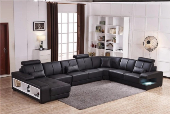 XXL BIG Living landscape U-shape Corner sofa Sofa Couch Upholstery Decoration Suite
