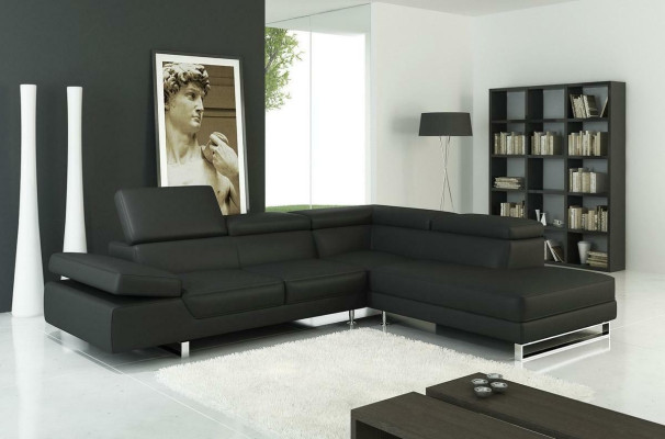Corner sofa Leather sofa Living landscape L-shape Sofa Couch Decoration Upholstery Seat Corner
