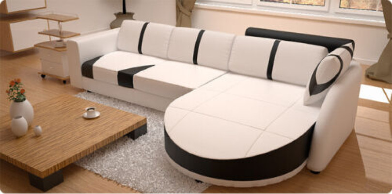 Corner sofa Corner suite L-shape Sofa Corner sofa Decorative Suite Upholstery Couch