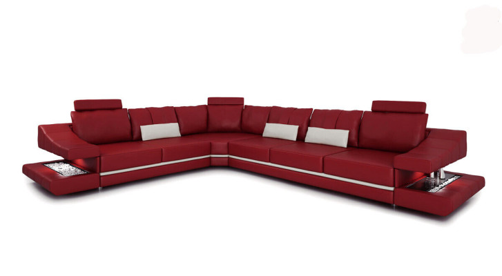 Leather sofa Corner sofa Couch Designer Upholstery Corner suite Sofa Couches Sofas