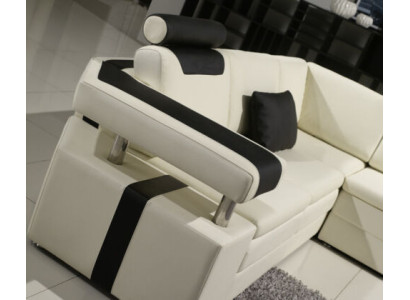 Designer Living room Corner sofa Couch Upholstery Seat Corner Garnitzur