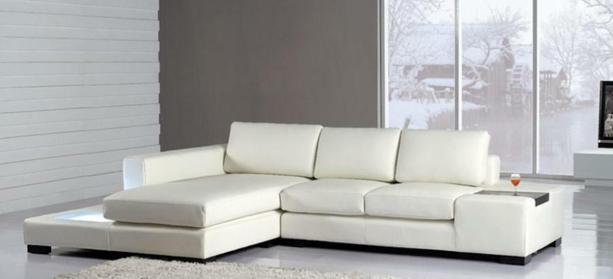 L-shape Sofa Couch Upholstery Suite Design Living landscape Corner sofa Leather